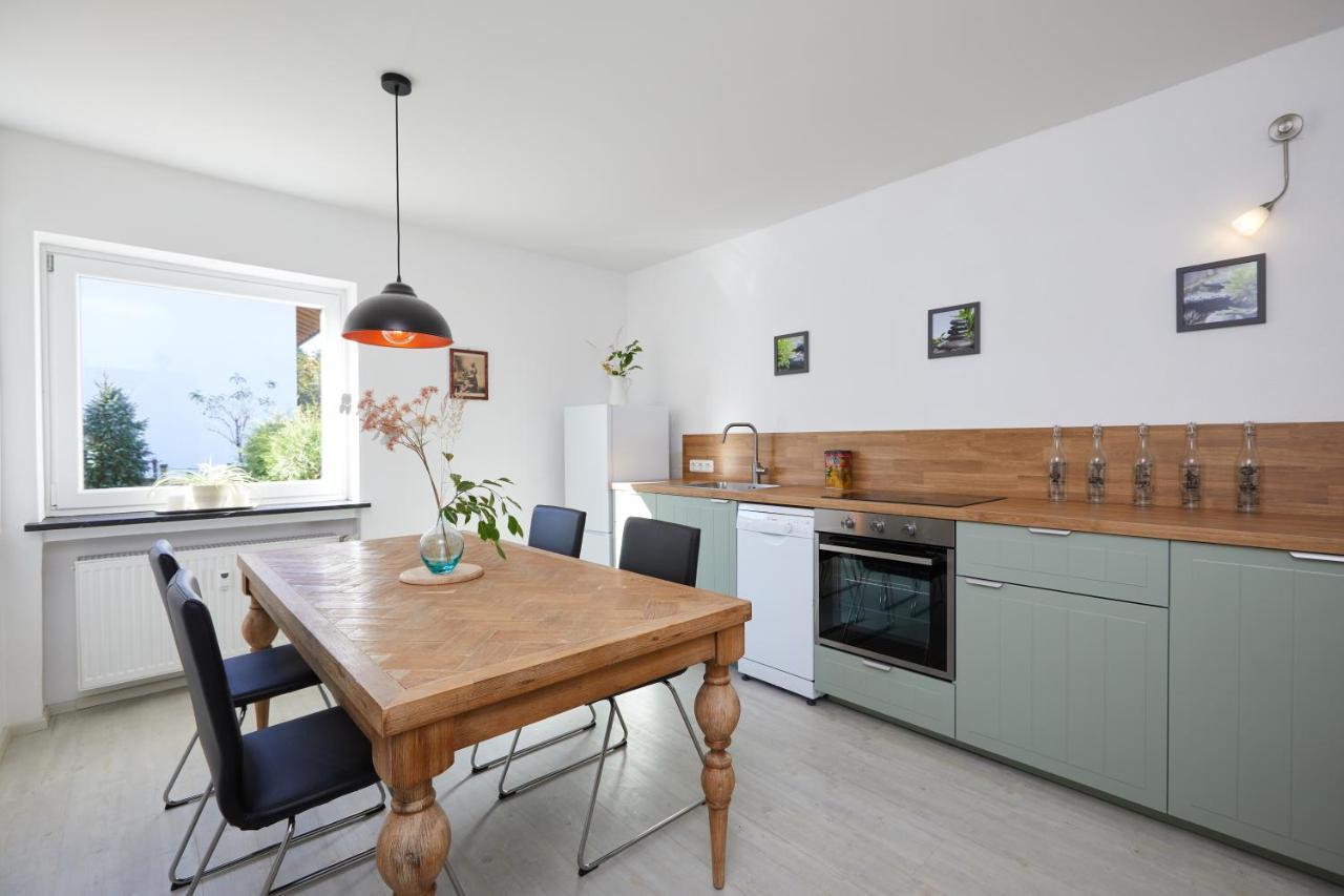 Ferienwohnung Zum Hirschgarten Krun Ngoại thất bức ảnh