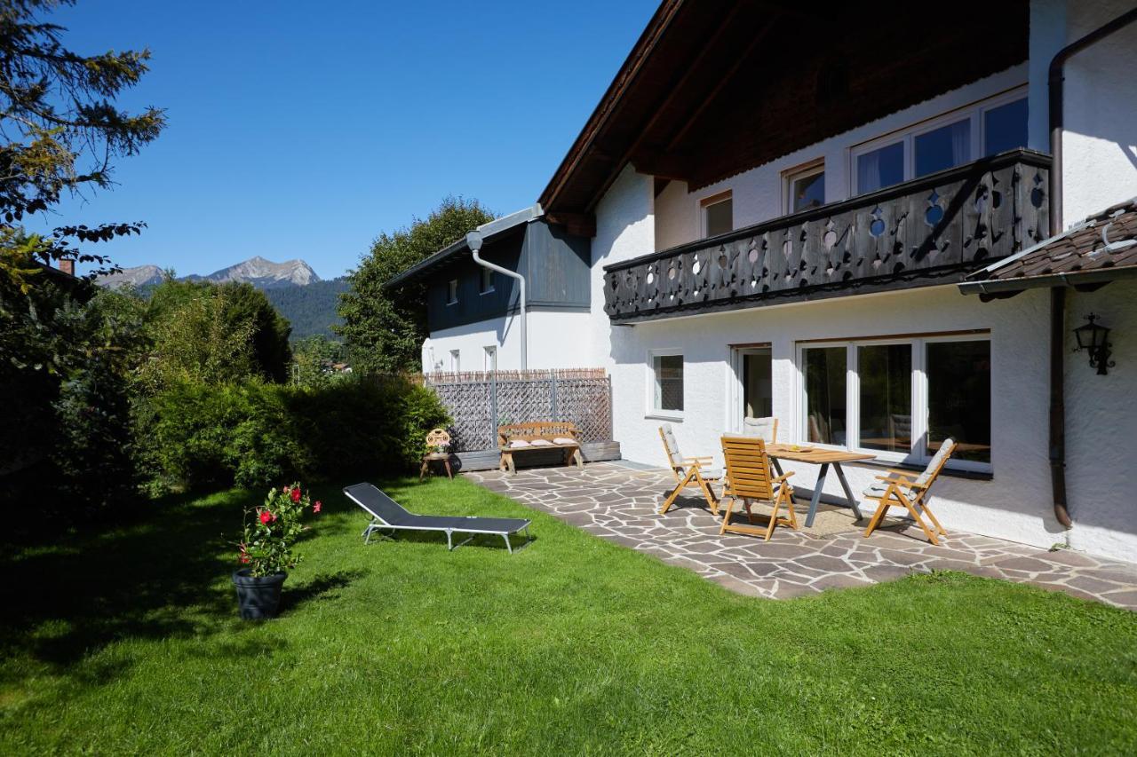 Ferienwohnung Zum Hirschgarten Krun Ngoại thất bức ảnh